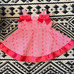 Bonnie Baby Pink Gingham Dress